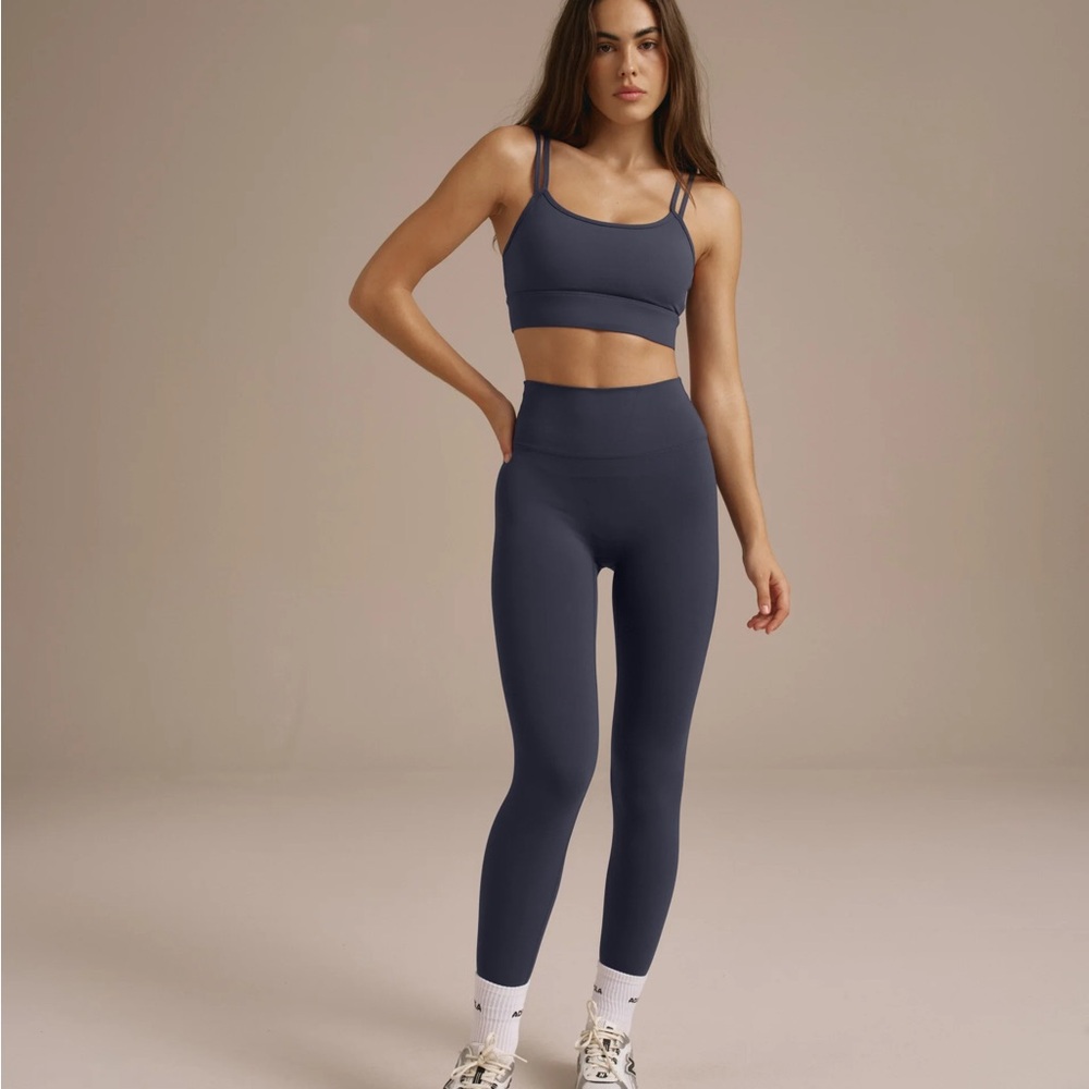 Adanola Navy Blue High-Waist Leggings